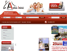 Tablet Screenshot of andreaimoveis.net.br